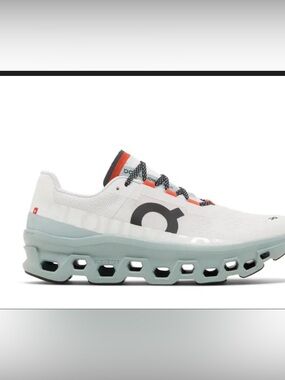 On Cloudnova Cloud Sneaker in White and Light Blue